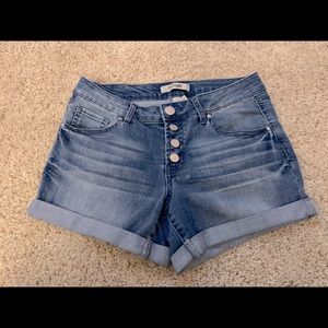 Refuge Women’s Jean Shorts, Size 0, Buttoned